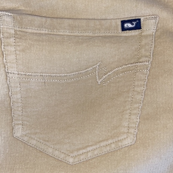 🐳VINEYARD VINES Jean Style Corduroy Skirt in Tan - Picture 7 of 8